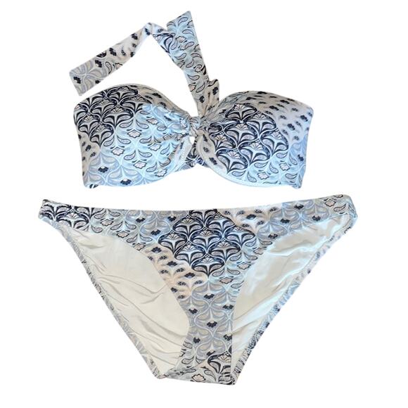 Eberjey (REVOLVE) Bikini / 2 Piece Set Printed Bandeau BEACH VACATION - Picture 1 of 5